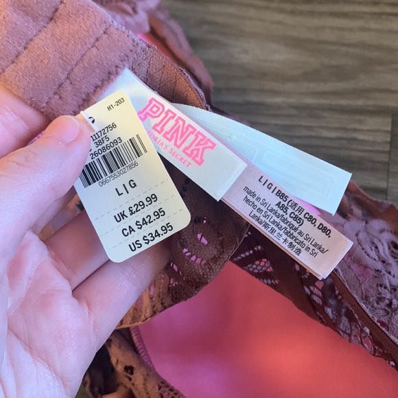 NWT Victoria’s Secret Push Up Lace Bralette - Picture 3 of 5